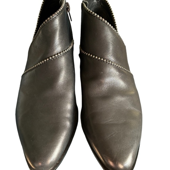 Lucky Brand Womens Prucella Ankle Boot Sz 9 Black Leather - Picture 4 of 7